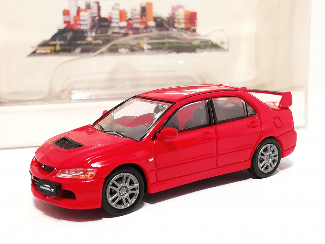 87MC000005 Mitsubishi Lancer Evolution 9, rot (2005-2007 MicroCity
