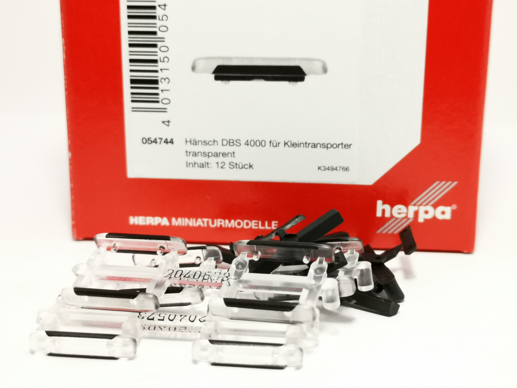 054744 Hänsch DBS 4000 für Kleintransporter, transparent (12 Stück) Herpa