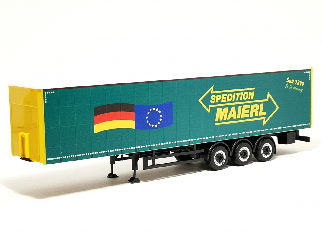Gardinenplanen Auflieger „Spedition Maierl GmbH” Herpa