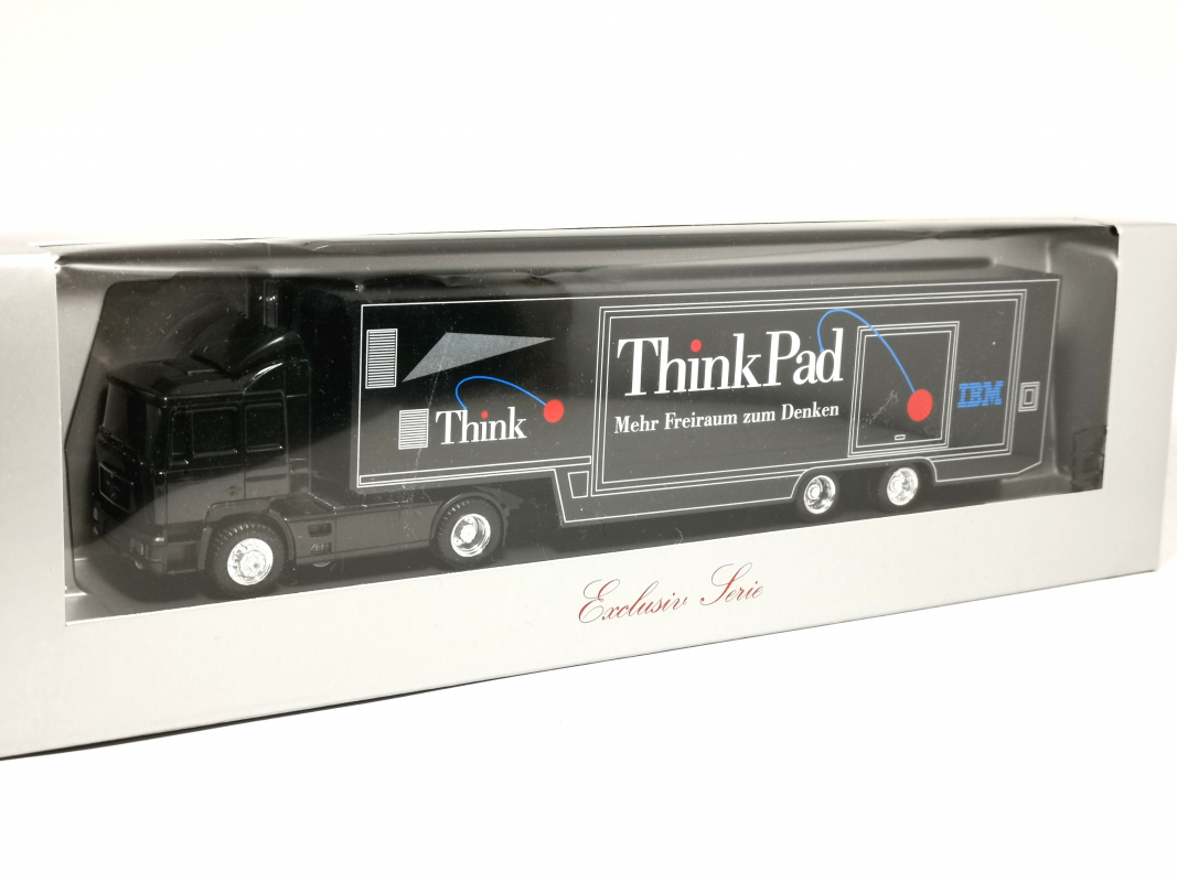 MAN F90 Koffer Sattelzug "ThinkPad" Herpa