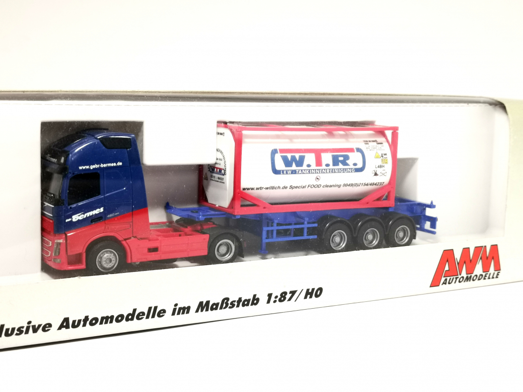 75243 Volvo FH13 Druckcontainer Sattelzug "WTR/Bermes" AWM
