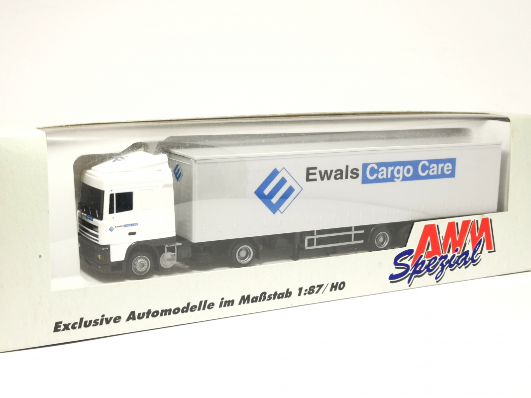 71323 DAF XF Gardinenplanen Sattelzug "Ewals Cargo Care" AWM