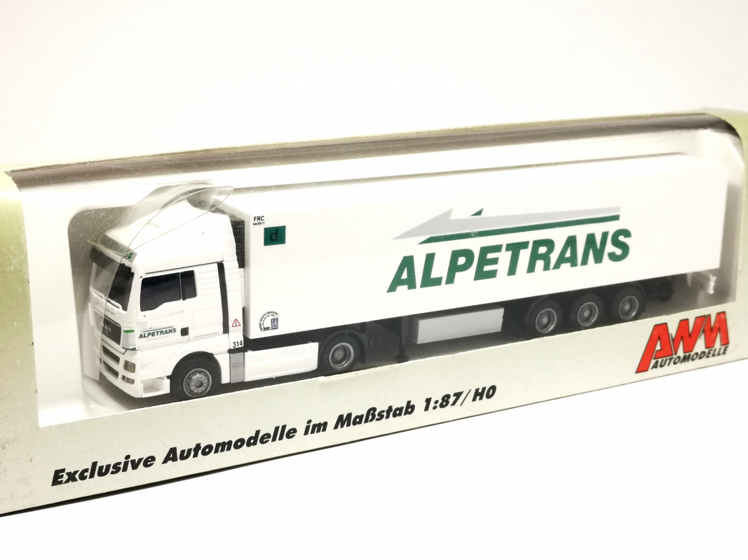 74459 MAN TGA XLX Kühlkoffer Sattelzug "Alpetrans" AWM