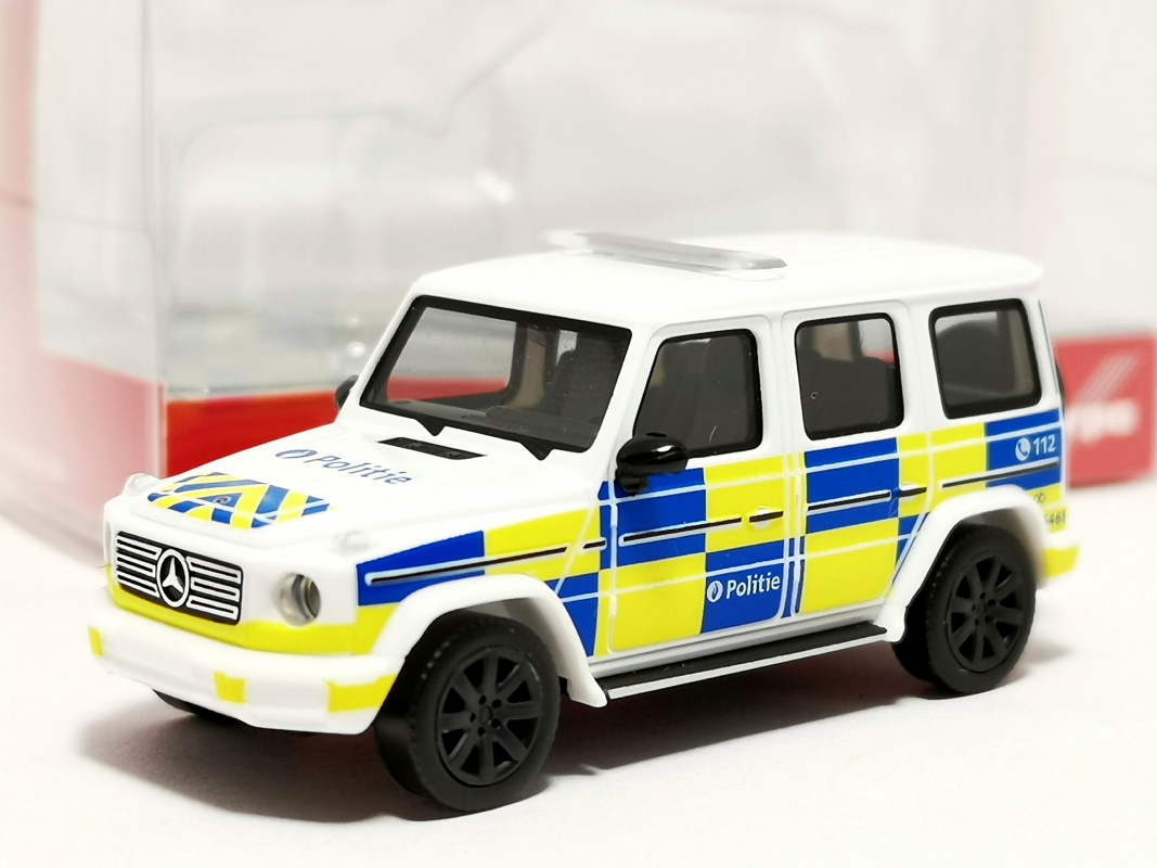 098410 Mercedes-Benz G-Klasse (W463) "Politie" (Belgien) Herpa