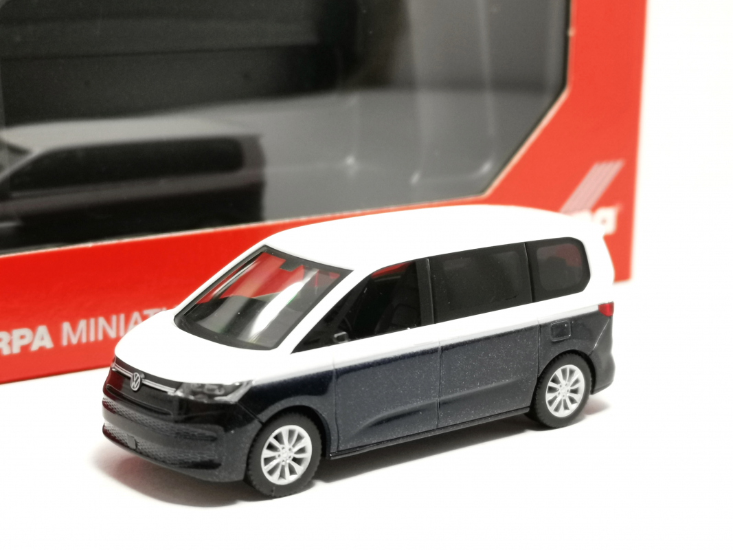 430425 VW Multivan Bi-Color, candyweiß-starlightblue Herpa
