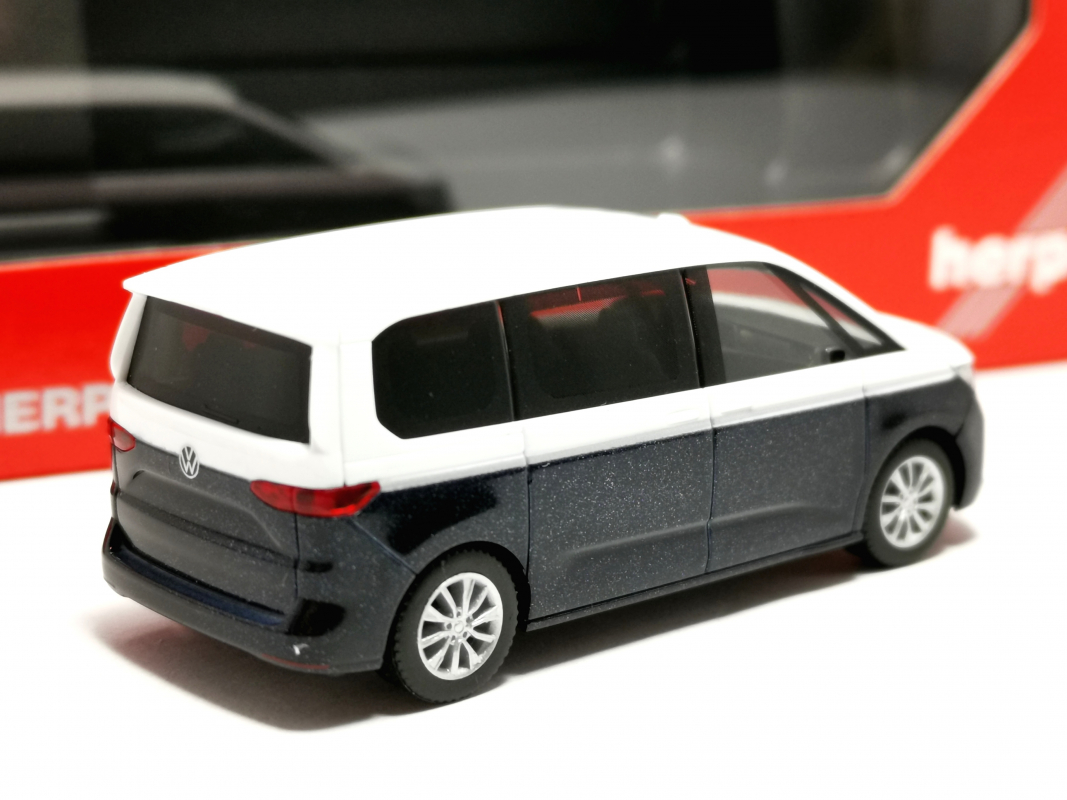 430425 VW Multivan Bi-Color, candyweiß-starlightblue Herpa