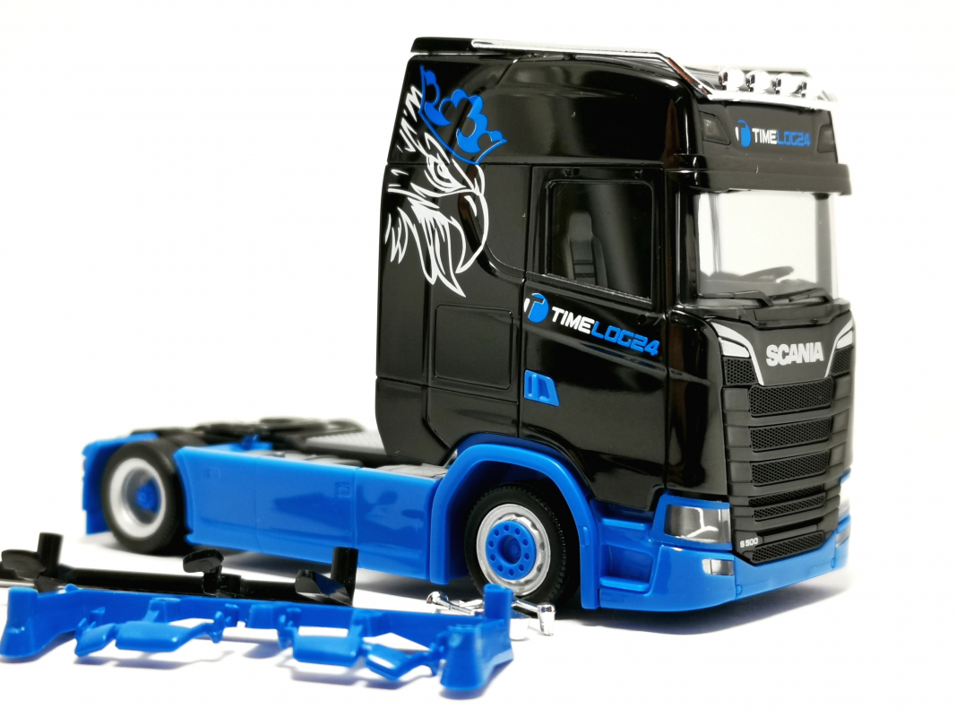 Scania CS 20 HD Zugmaschine "timelog24" Herpa