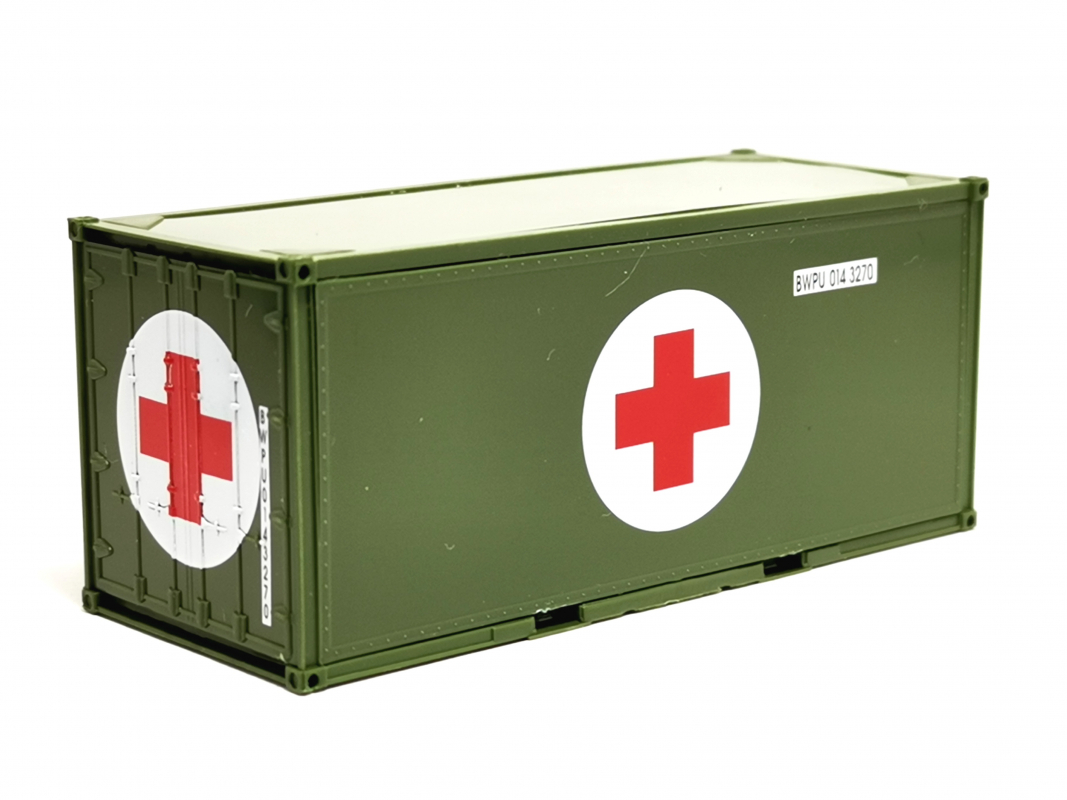 20ft. Container "Bundeswehr / Rotes Kreuz" Herpa