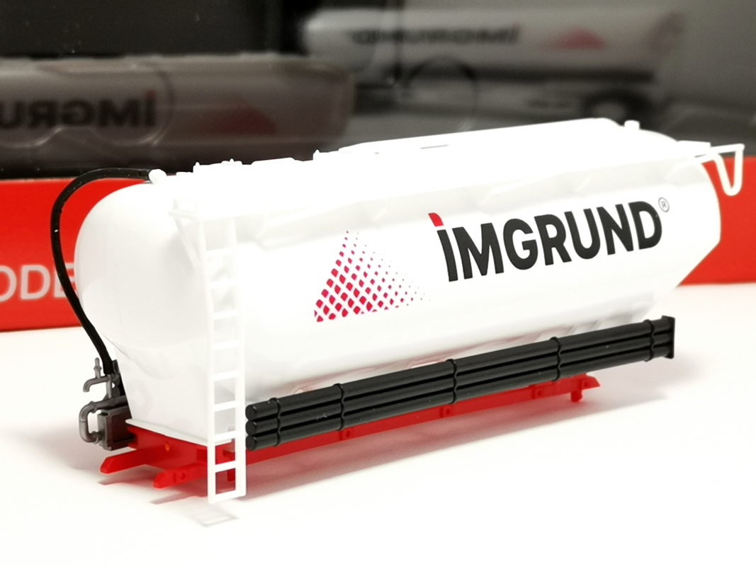 Eutersilo-Aufbau für Lkw "Imgrund" Herpa
