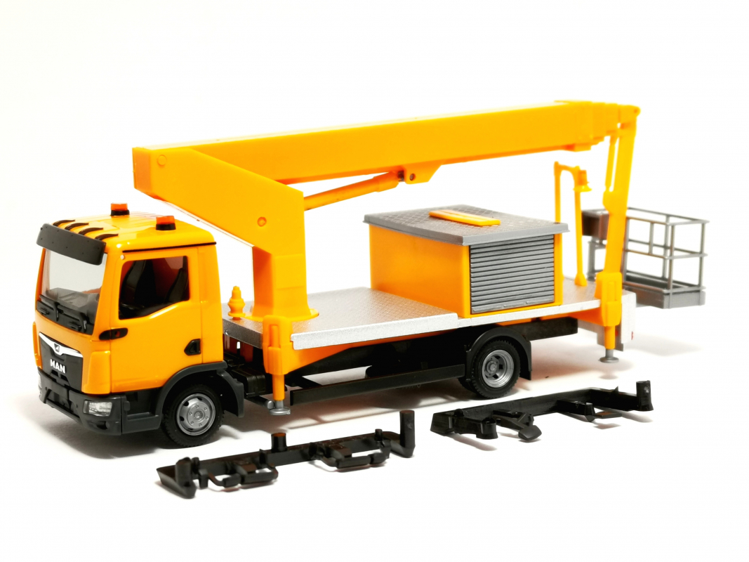 319584 MAN TGL CC Ruthmann Steiger TK310, kommunalorange Herpa