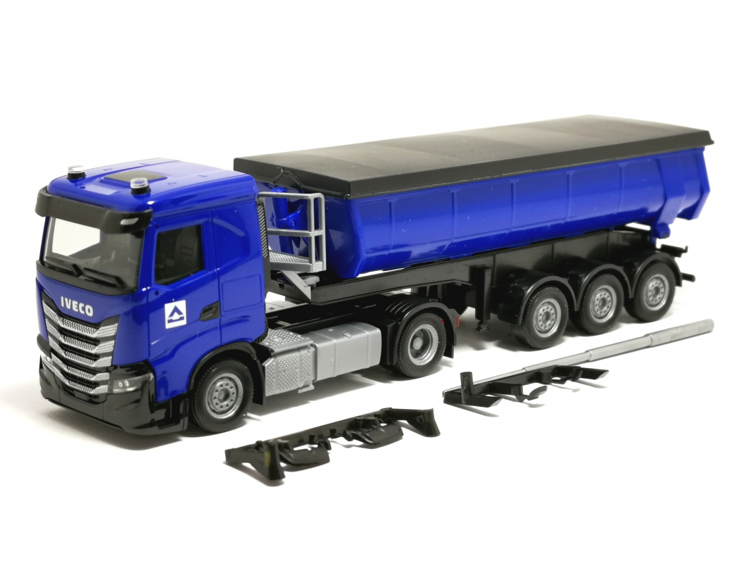 960052 Iveco S-Way ND Thermomulden-Sattelzug "Hoch-Tief" Herpa