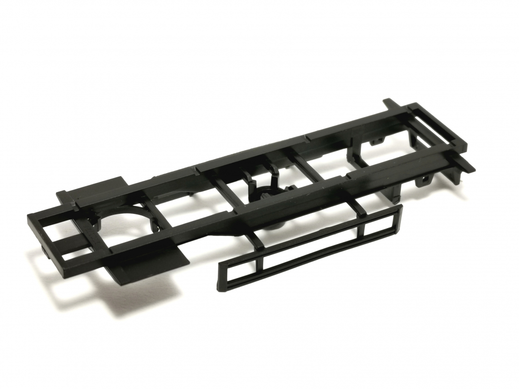 Unterbau für Holzauflieger, schwarz Herpa C217