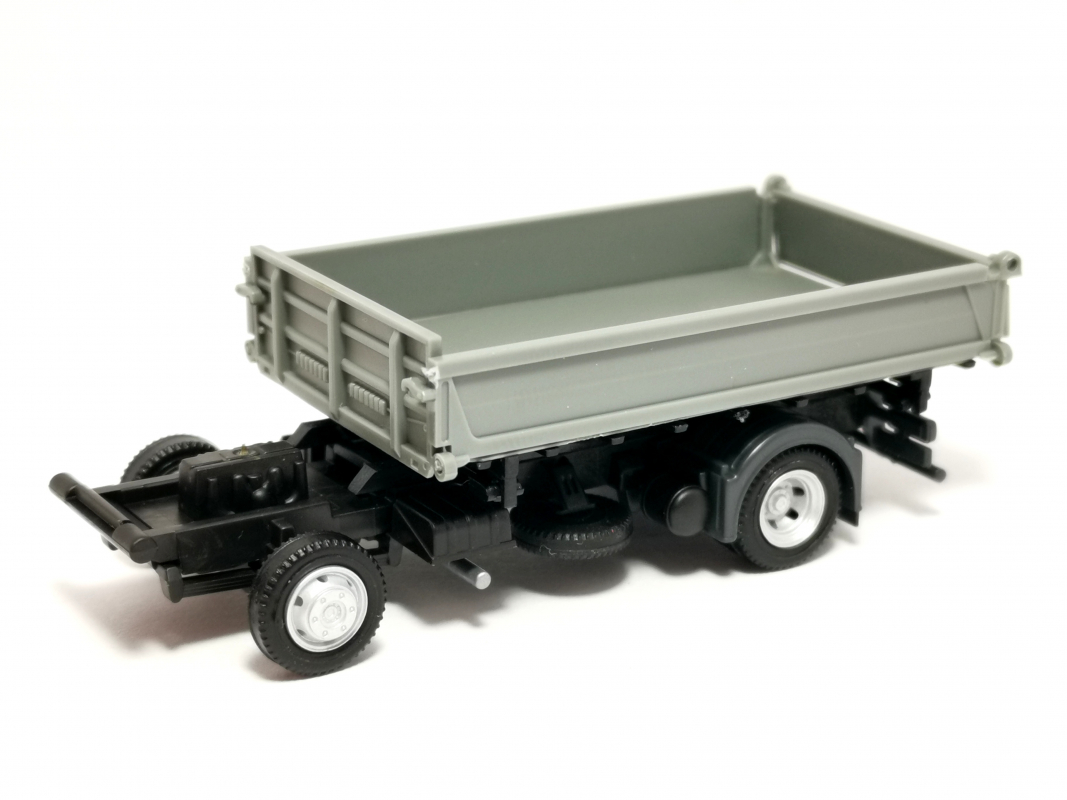 Fahrgestell 3-Seiten-Kipper grau Herpa 577