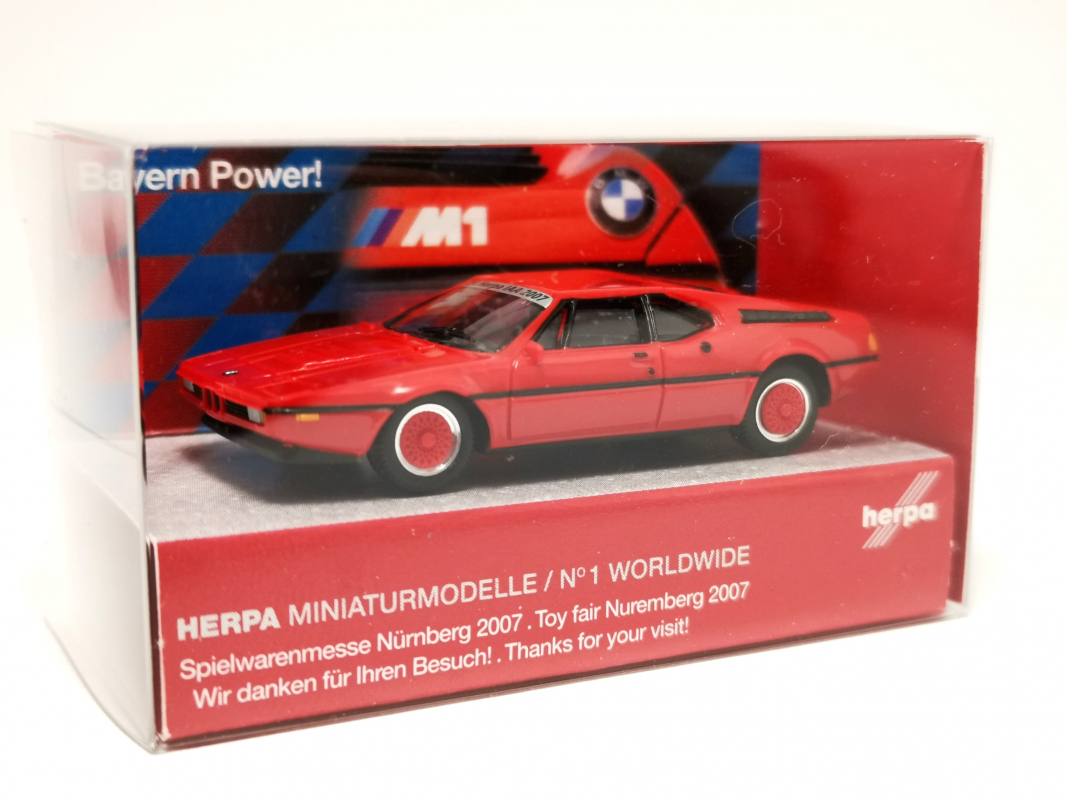 BMW M1 "Bayern Power" 24. Spielwarenmesse 2007 Herpa