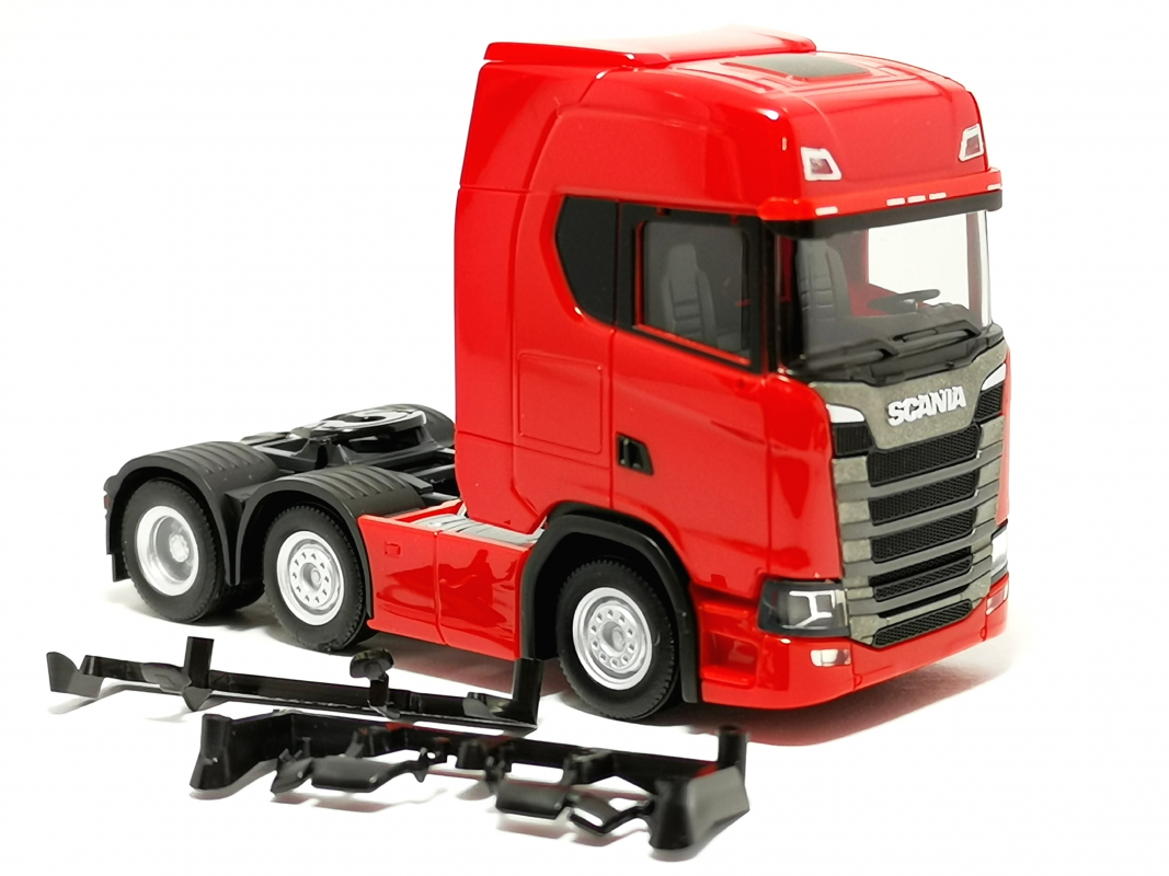 307543-005 Scania CS 20 HD Zugmaschine 3achs (6x2), rot Herpa