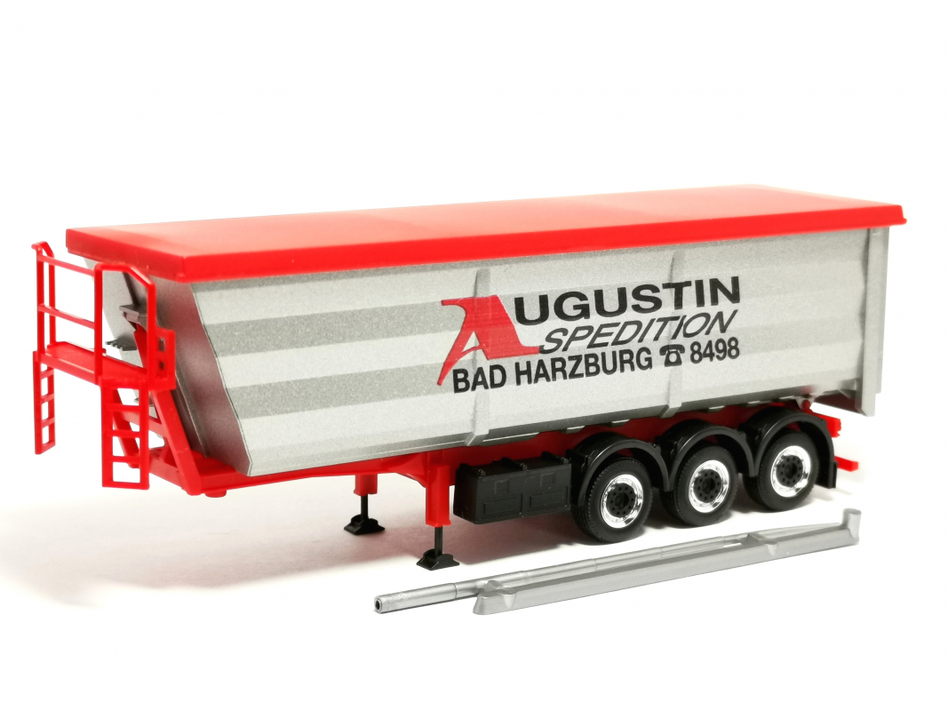 Stahlmulden-Auflieger "Augustin Spedition" Herpa