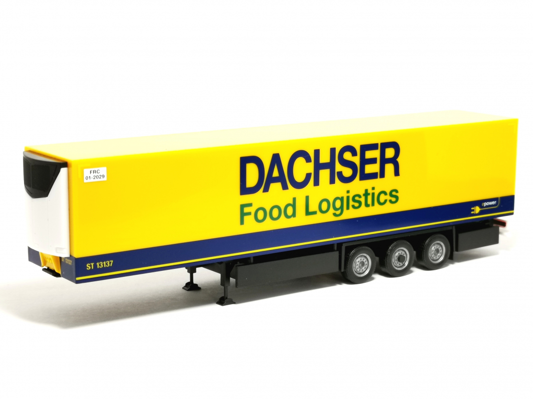 Kühlkoffer-Auflieger "Dachser Food Logistics" Herpa