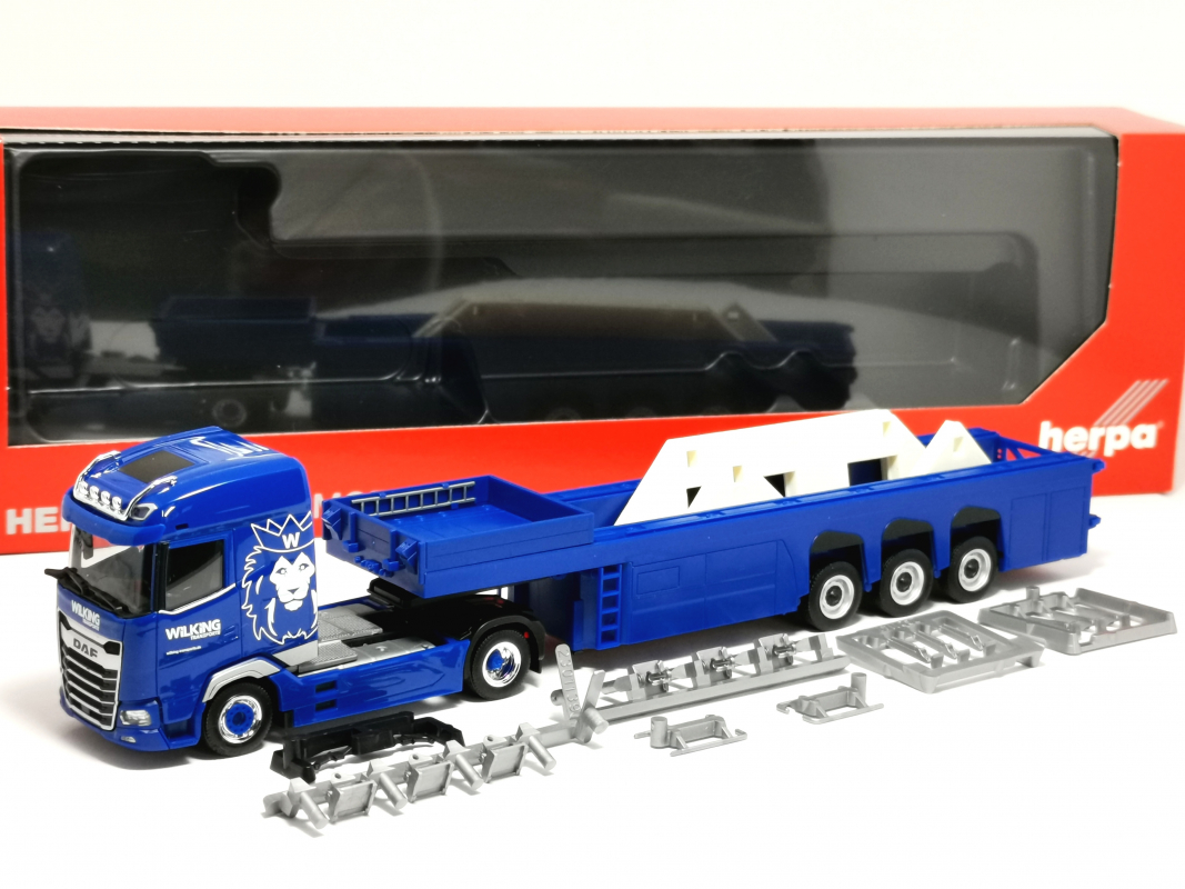 319690 DAF XG Betonteile-Sattelzug "Wilking Transporte" Herpa
