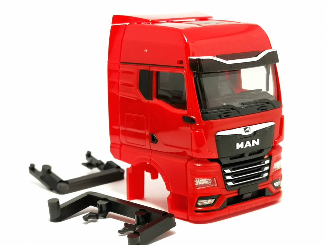 Fahrerhaus MAN TGX GX, rot Herpa 751