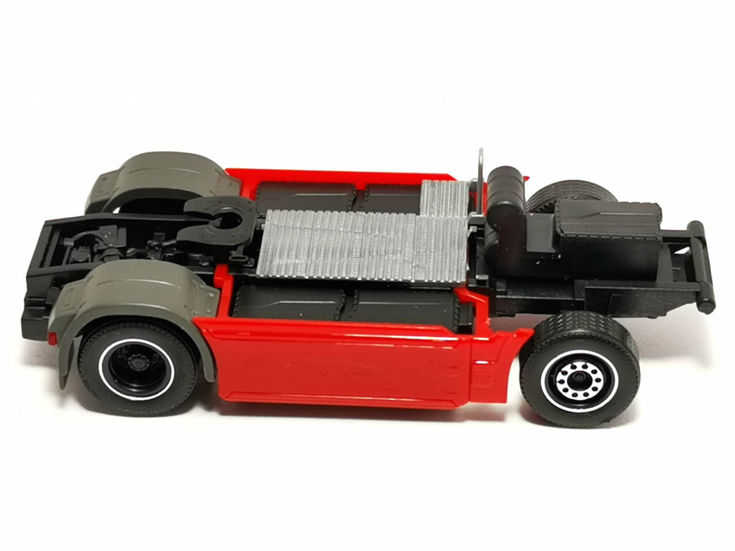 Preview: eTGX Fahrgestell 2achs, rot Herpa
