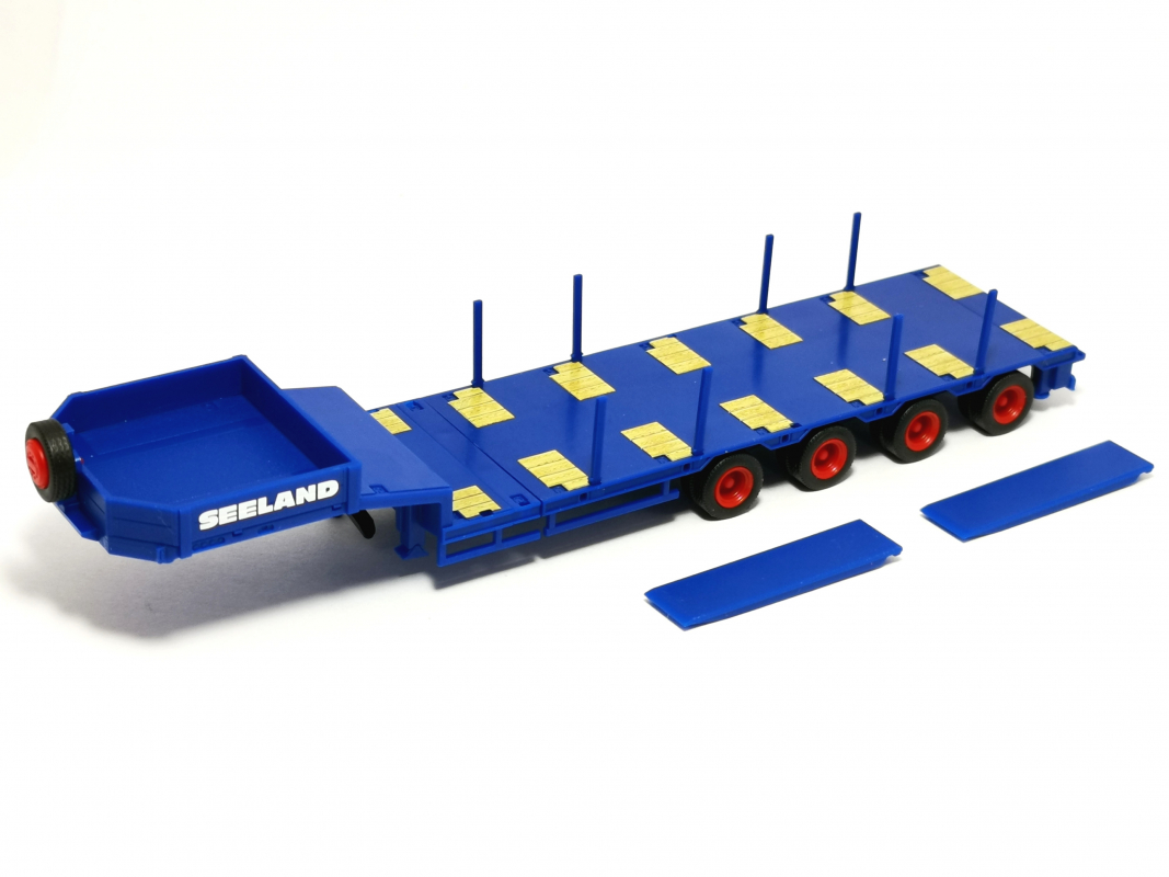 Semitieflade-Auflieger 4a "Seeland" Herpa
