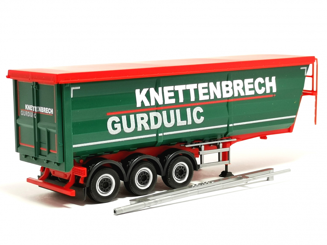 Stahlmulden-Auflieger "Knettenbrech & Gurdulic" Herpa