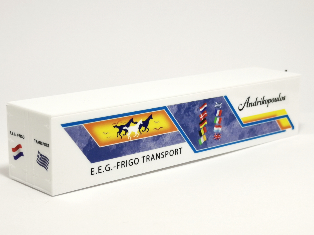 Preview: Kühlkoffer Aufbau 14cm "E.E.G. - Frigo" Herpa