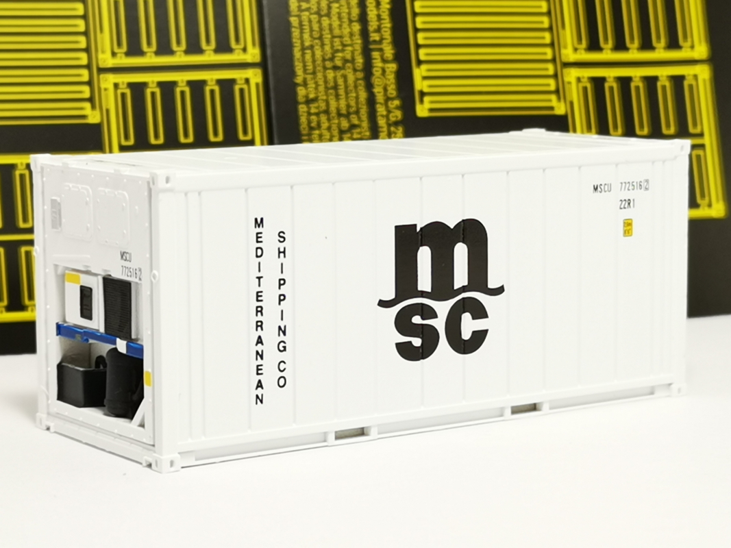 20ft. Kühlcontainer "MSC", weiß FALLER (nicht kompatibel mit Herpa)