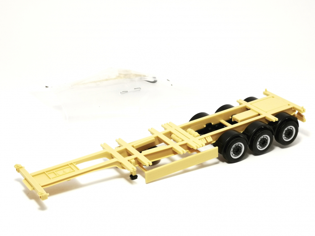 40ft. Container Auflieger - beige Herpa