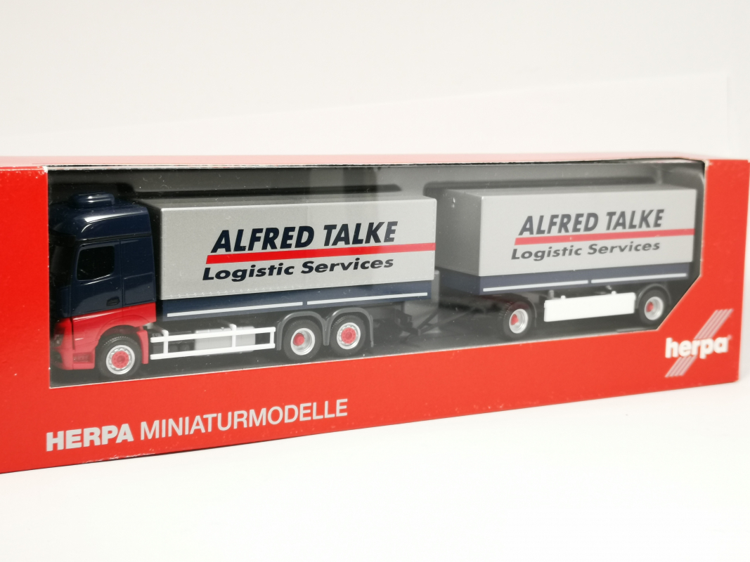 311250 Mercedes-Benz Actros Bigspace Planen-Hängerzug "Alfred Talke" Herpa