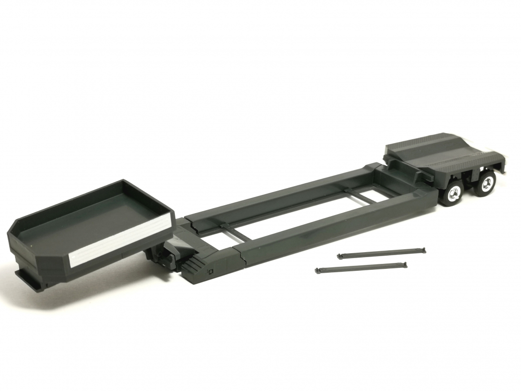 Tieflade-Auflieger mit Kesselbrücke, grau Herpa 553