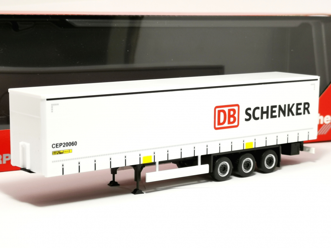 Gardinenplanen Auflieger 3a CEP20060 "DB Schenker" Herpa