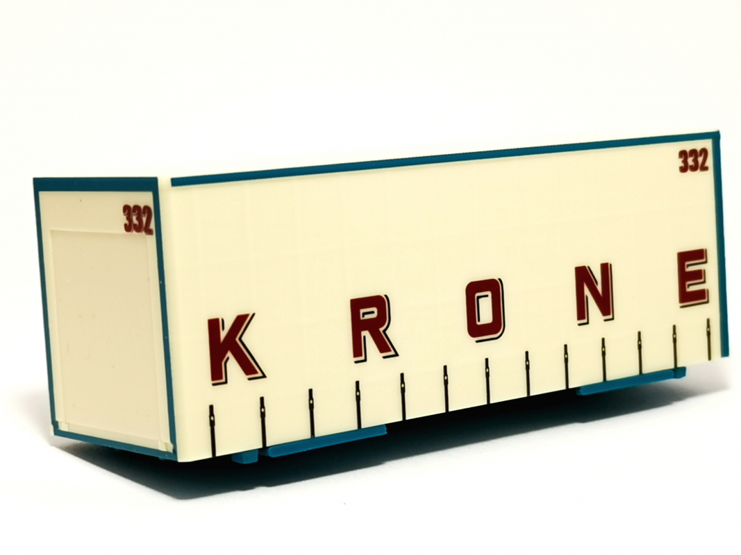 7,45m Planen Aufbau "Krone 332" Herpa