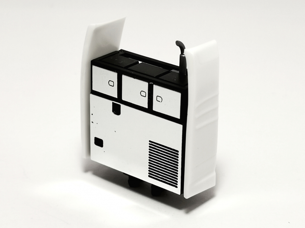 Schwerlastturm für MAN, weiß Herpa 958