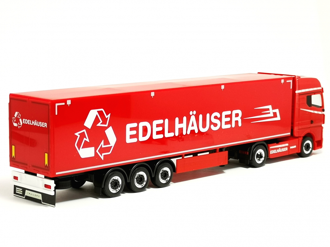 319799 MAN TGX GX Schubboden-Sattelzug "Edelhäuser" Herpa