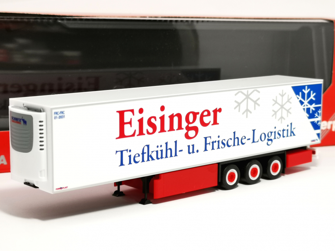 Kühlkoffer-Auflieger "Eisinger" Herpa