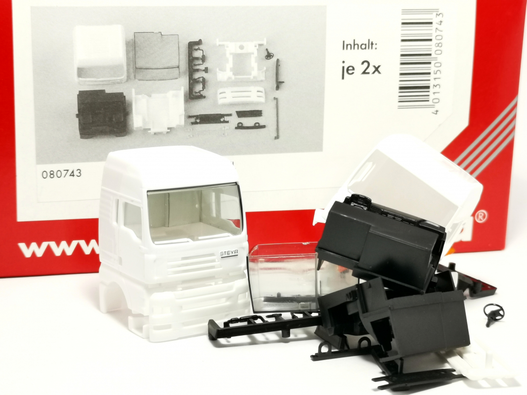 080743 Steyr ST-A XXL Fahrerhaus ohne Windleitb. Herpa