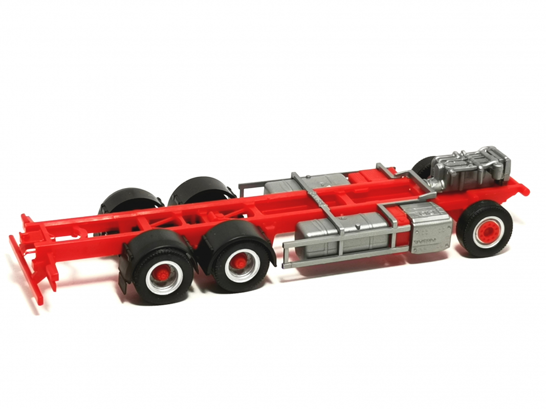 Fahrgestell 3a für Volvo 7,82m, rot Herpa