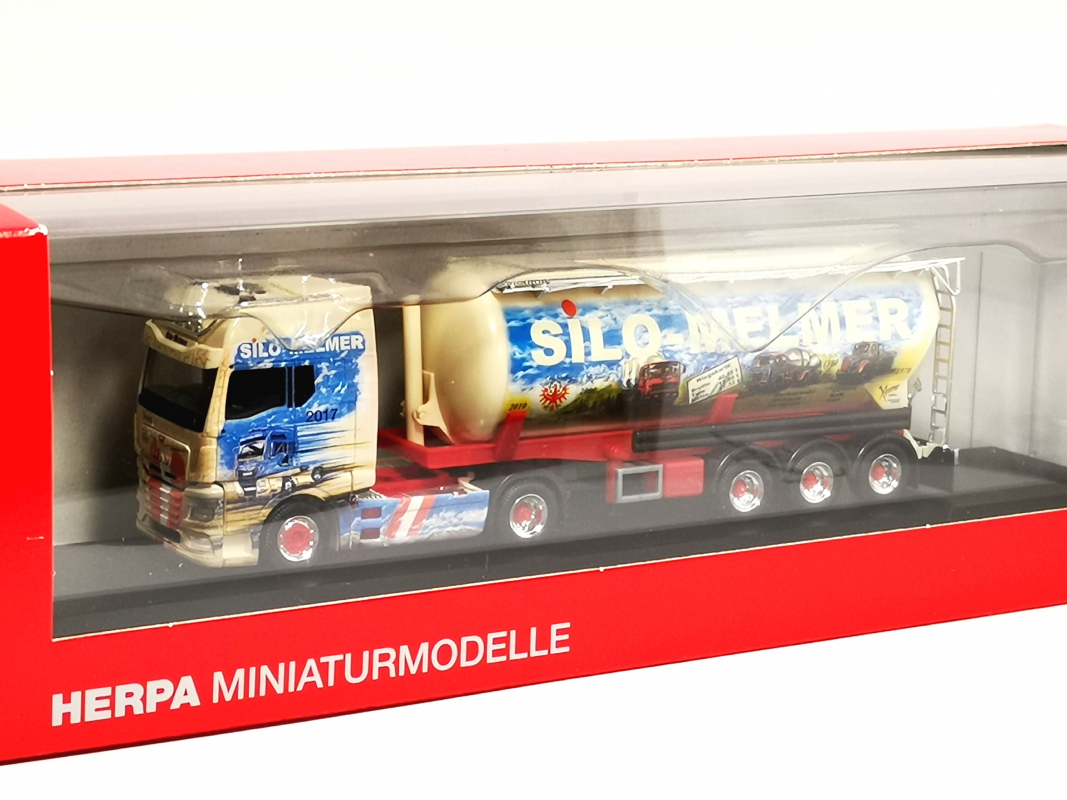 122320 MAN TGX GX Silo-Sattelzug "70 Jahre Silo Melmer" (Österreich) Herpa
