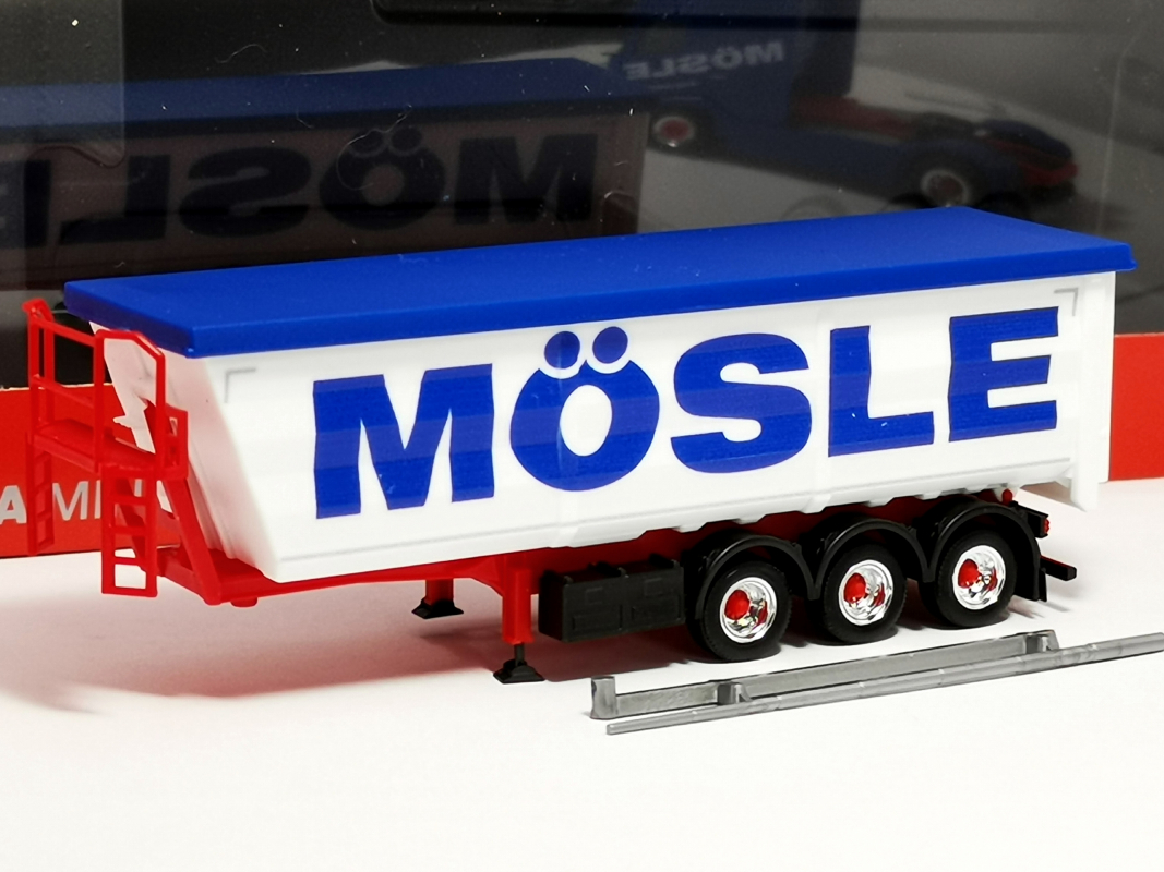 Stahlmulden-Auflieger 3a "Mösle" Herpa