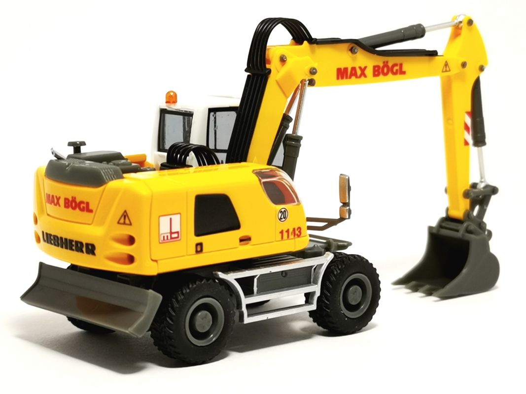 Preview: 318317 Liebherr Mobilbagger A920 "Max Bögl" Herpa SALE