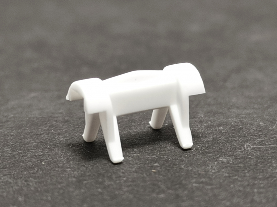 Achsspange für Auflieger, weiß Herpa C320