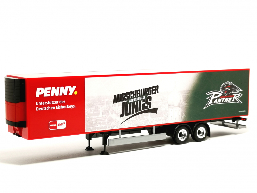 Kühlkoffer-Auflieger "PENNY DEL / Augsburger Panther" Herpa 001
