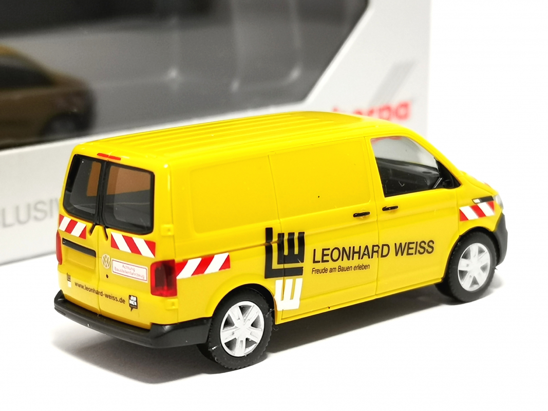 Preview: 937252 Volkswagen T6.1 Kasten "Leonhard Weiss" Herpa