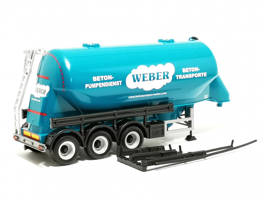 Eutersilo-Auflieger 3a "Weber Betonpumpen" Herpa