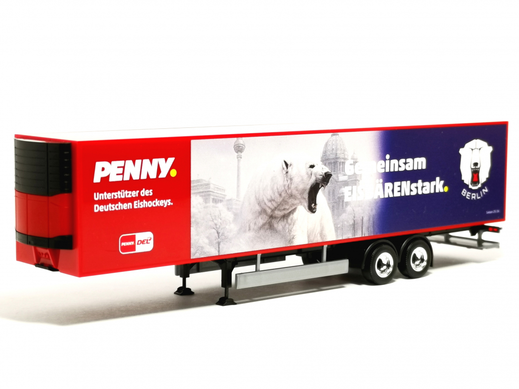 Kühlkoffer-Auflieger "PENNY DEL / Eisbären Berlin" Herpa 018