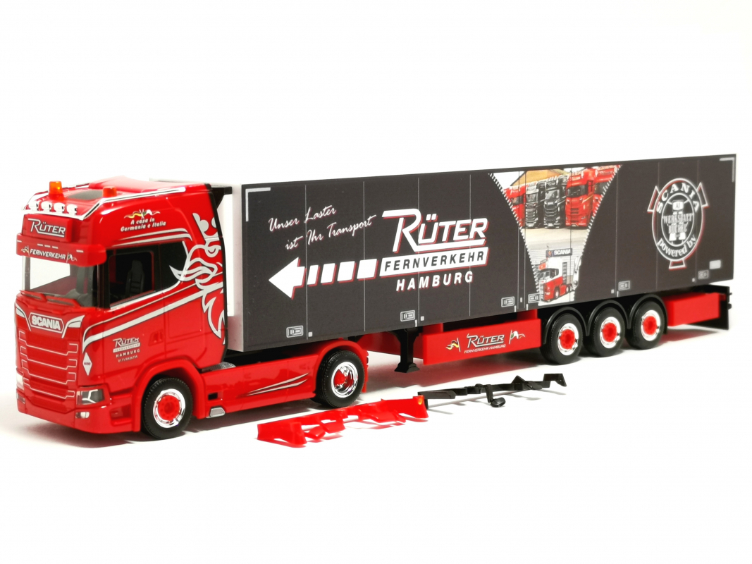 320689 Scania CS 20 HD Kühlkoffer-Sattelzug "Rüter" Herpa