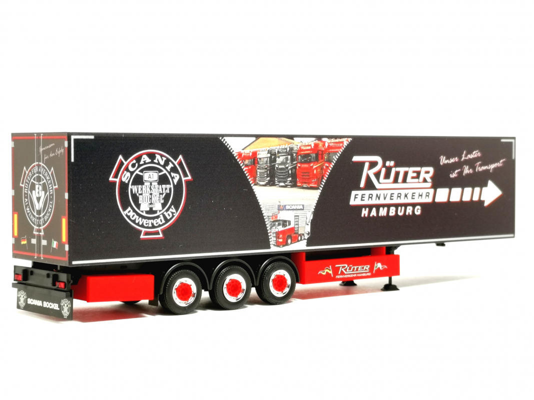 Kühlkoffer-Auflieger "Rüter" Herpa 689