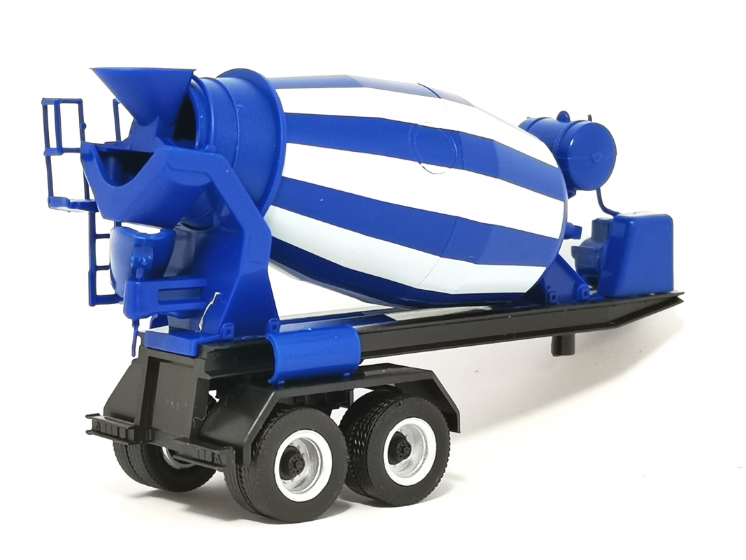 Betonmischer-Auflieger 2a blau/schwarz Herpa 375