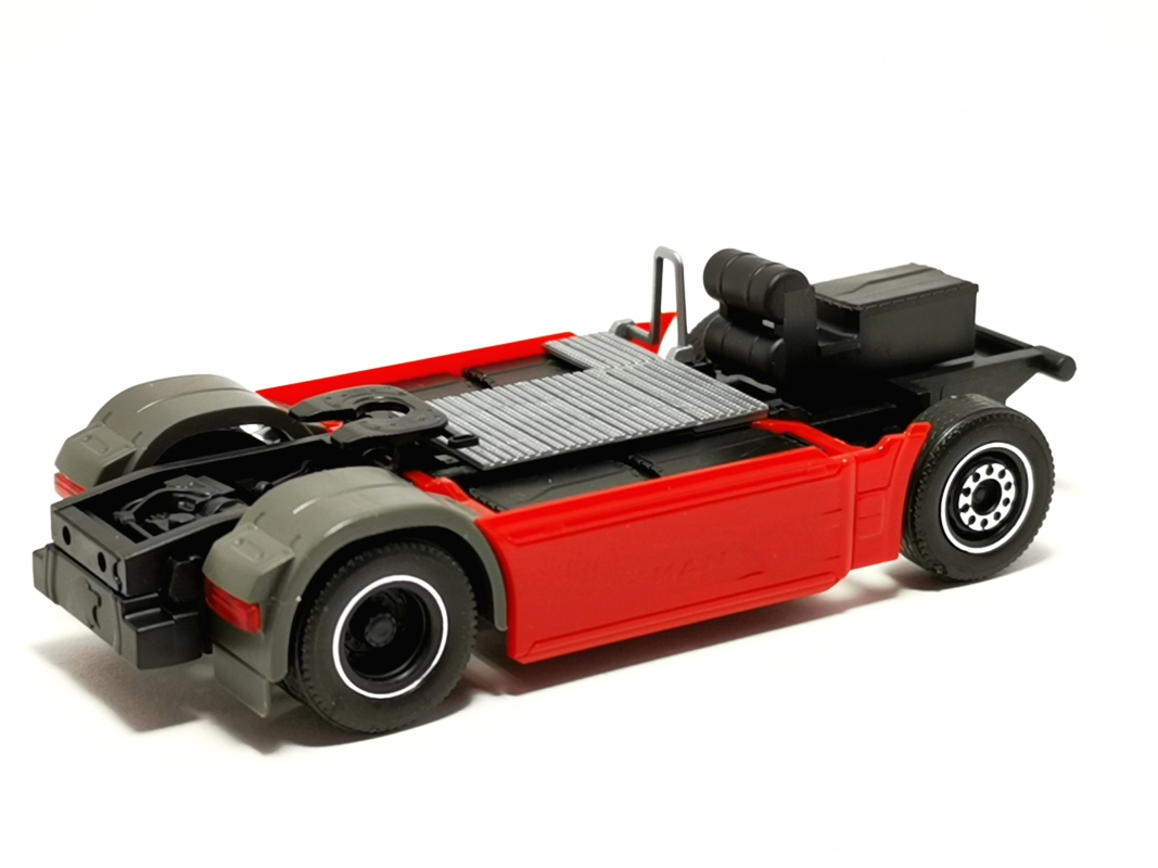 Fahrgestell MAN eTGX 2achs, rot Herpa 751